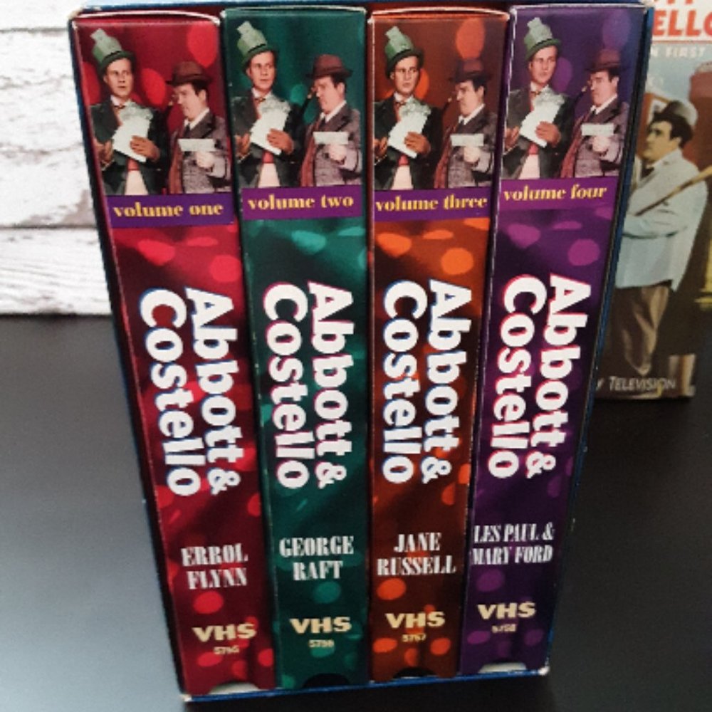 Classic Abbott & Costello - Colgate Comedy Hour 1950-1955 - 4 Tapes Boxed -  VHS